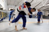 El judoca vasco, en plena acción. MARGA FERRER