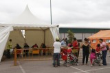 Sólo quedan 400 afectados en el campamento. M.F.