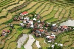 Bantad, comunidad rodeada por terrazas de arroz. C.J.