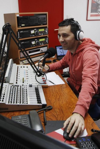 Estudios de Radio Klara en Valencia. M.F. 